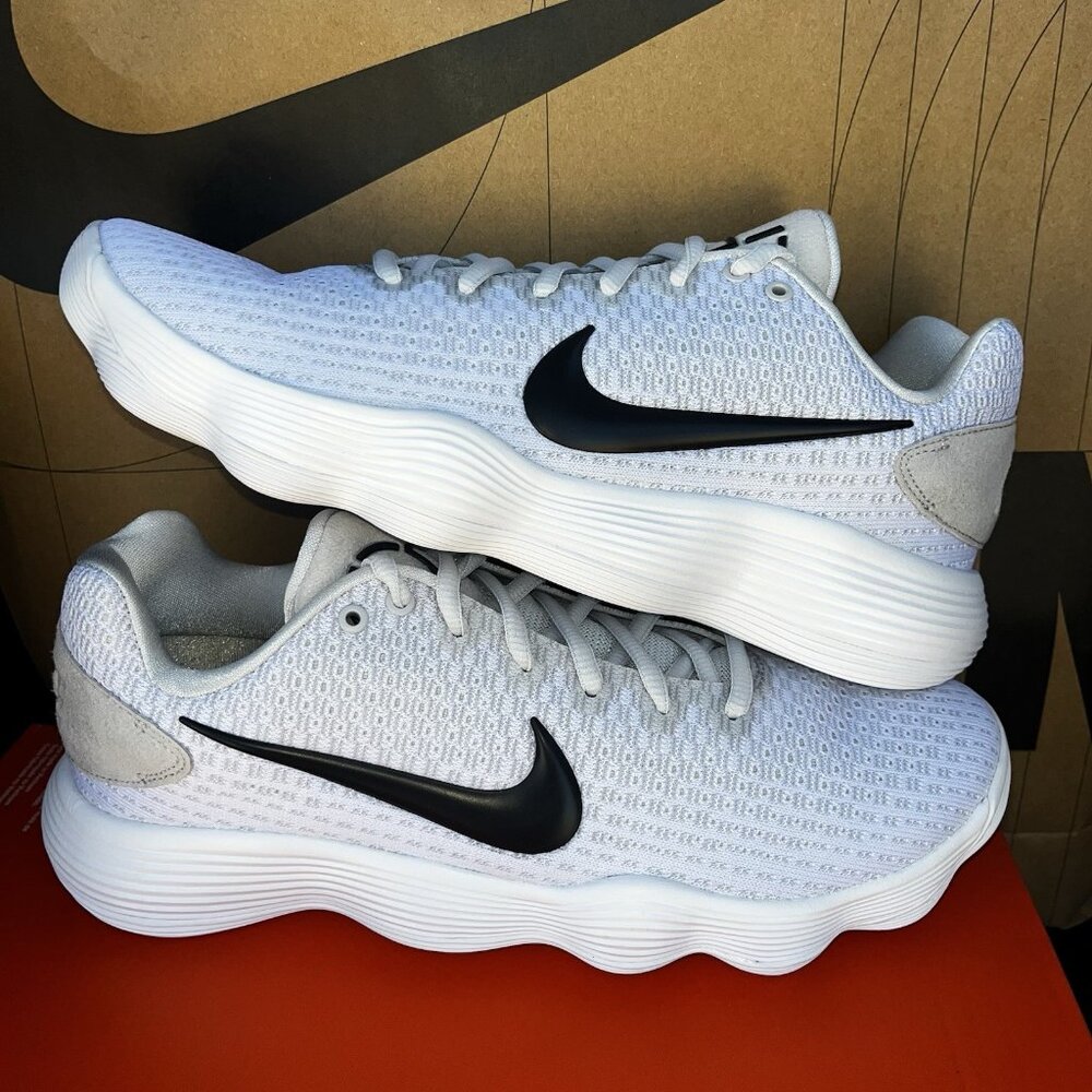 NEW Nike Hyperdunk 2017 Low White/Black-Pure Platinum 897663 100 Men Size 8.5